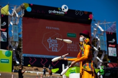 Festival Desperta realizado na Arena Go Dream, localizada no estacionamento da Faculdade Milton Campos, em Nova Lima -  Agosto de 2020