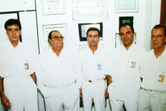 Diretoria 1994-1998: Dr. Cláudio Pontes de Albuquerque, Dr. Francisco Neves, Dr. Roberto Pires de Moraes, Dr. Maurício Rezende Barbosa, Dr. Darci Geraldo Álvares.