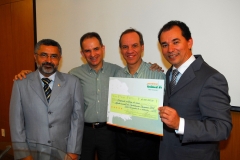 Diretoria 2006-2010: Dr. Garibalde Mortoza Júnior, Dr. Luiz Otávio Andrade, Dr. Paulo Borem, Dr. Helton Freitas.