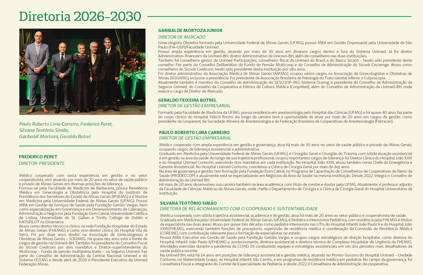 Diretoria 2026 - 2030