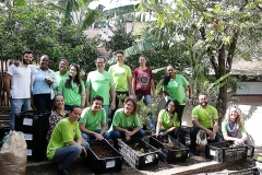 Manhã do Cuidar,  ação de voluntariado na Escola Municipal Hugo Werneck, com a participação de colaboradores -  27.07.2019