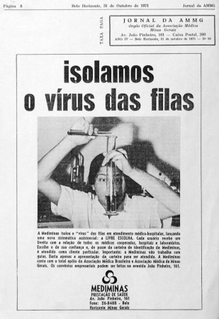 Jornal da Associação Médica de Minas Gerais – 31.10.1971