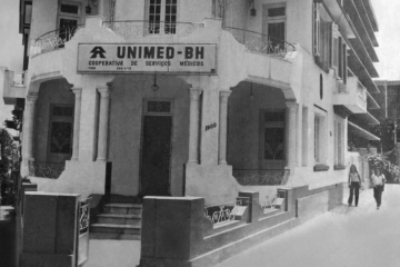 Primeira sede alugada da Mediminas, na Rua da Bahia, 1900 – Década de 1970.