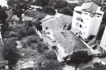 Preparação do terreno para a construção da antiga sede na Av. Francisco Sales, 1483, Santa Efigênia – Década de 1990.