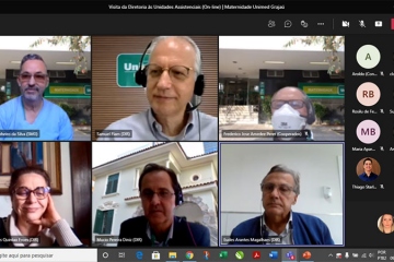 09.07.2021 - Visita virtual da Diretoria à Maternidade Unimed – Unidade Grajaú